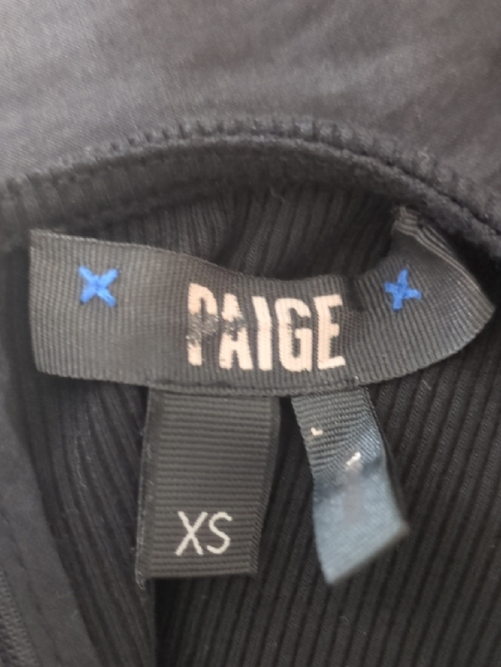 PAIGE Black Tiered Midi Skirt Sleeveless  Scoop neckline Tie waist belt Tie - Picture 12 of 15